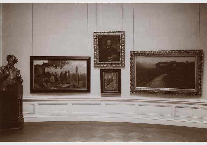 Blick in die Ausstellung der Nationalgalerie, Kabinett