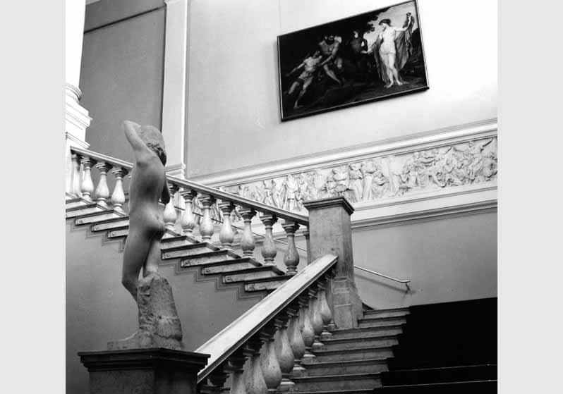 Blick in die Ausstellung der Nationalgalerie