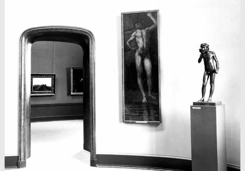 Blick in die Ausstellung der Nationalgalerie