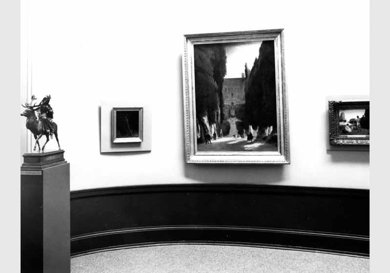 Blick in die Ausstellung der Nationalgalerie