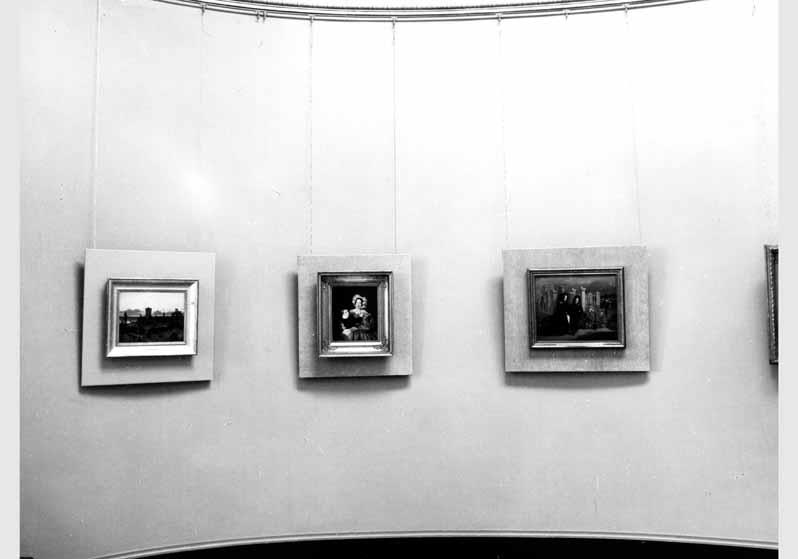 Blick in die Ausstellung der Nationalgalerie