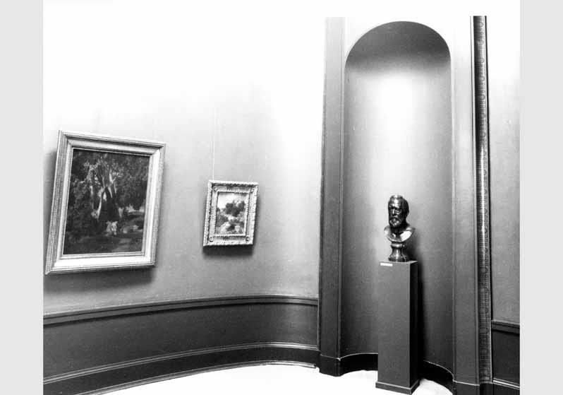 Blick in die Ausstellung der Nationalgalerie