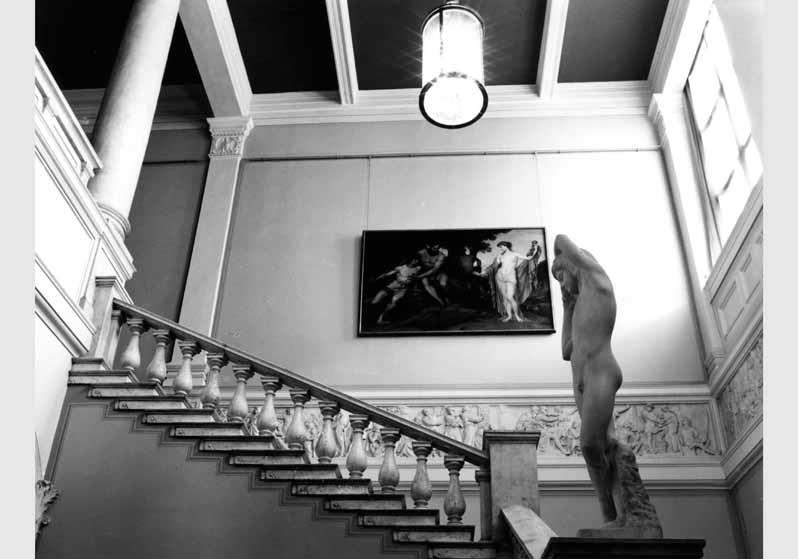 Blick in die Ausstellung der Nationalgalerie