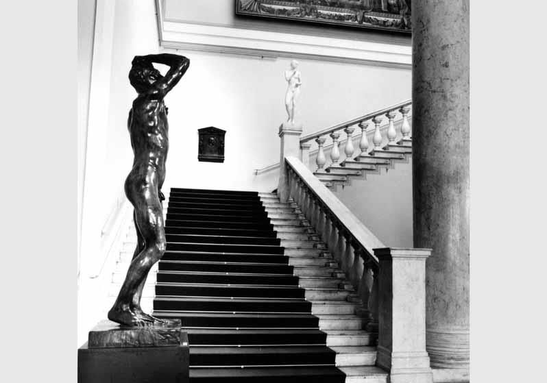 Blick in die Ausstellung der Nationalgalerie