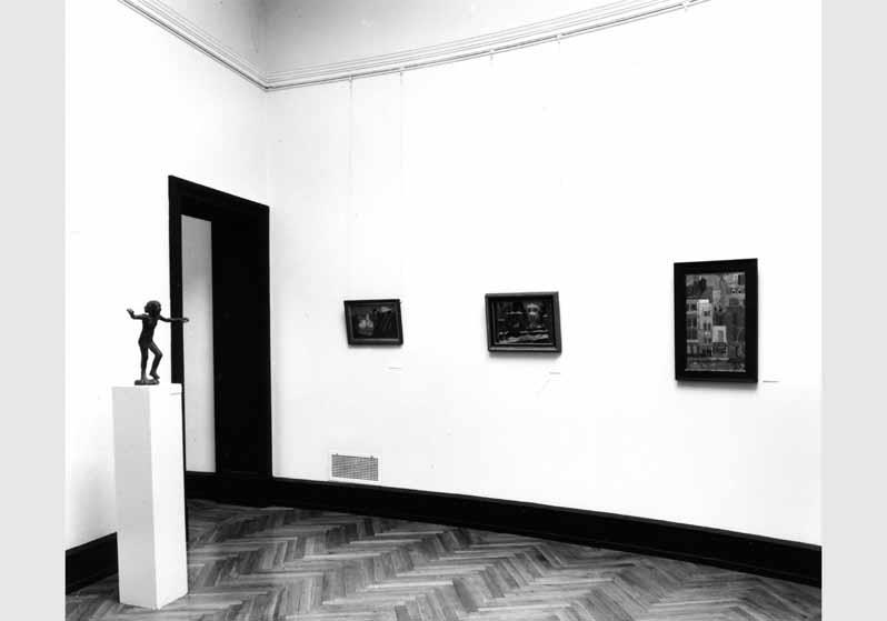 Blick in die Ausstellung der Nationalgalerie