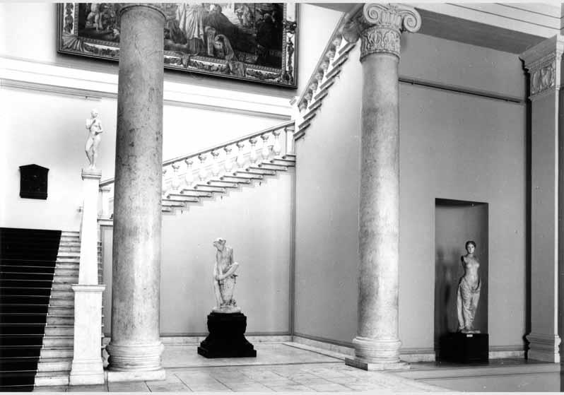 Blick in die Ausstellung der Nationalgalerie
