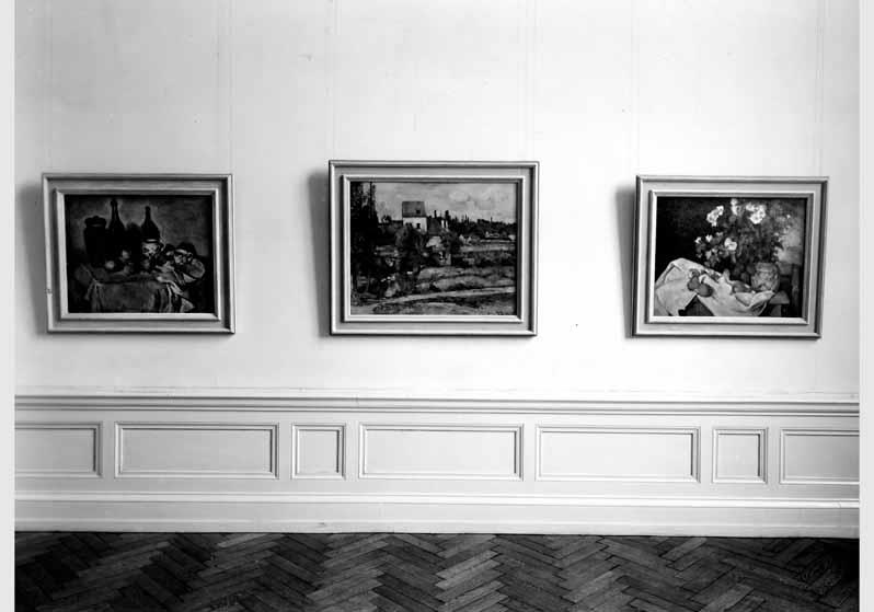 Blick in die Ausstellung "Schätze der Weltkultur von der Sowjetunion gerettet" vom 02. Nov. 1958 - 12. Apr. 1959 in der Nationalgalerie