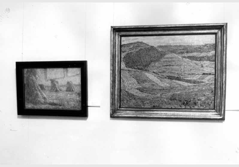 Blick in die Kabinett-Ausstellung "Christian Rohlfs 1849 - 1938 - Aquarelle und Gemälde von 1919 bis 1937 aus Sammlungen der DDR" vom 08. Jan. 1988 - 28. Febr. 1988 in der Nationalgalerie