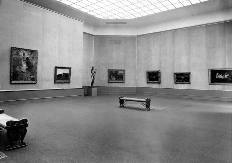 Blick in die Ausstellung "Von Delacroix bis Picasso - Ein Jahrhundert französischer Malerei" vom 04. Sept. 1965 - 20. Okt. 1965 in der Nationalgalerie