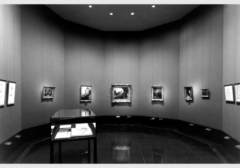 Blick in die Kabinett-Ausstellung "Landschaft, Revolution, Geschichte - Adolph Menzel Die Bittschrift" vom 08. Aug. 2002 - 10. Nov. 2002 in der Alten Nationalgalerie