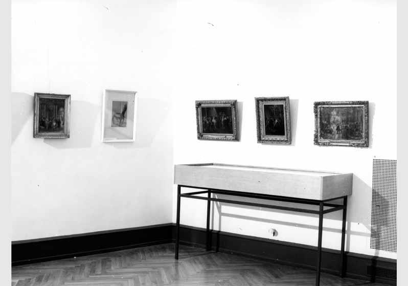 Blick in die Ausstellung "Adolph Menzel - Gemälde und Zeichnungen" vom 04. Juli 1980 - 02. Nov. 1980 in der Nationalgalerie