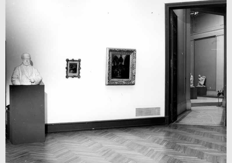 Blick in die Ausstellung "Adolph Menzel - Gemälde und Zeichnungen" vom 04. Juli 1980 - 02. Nov. 1980 in der Nationalgalerie