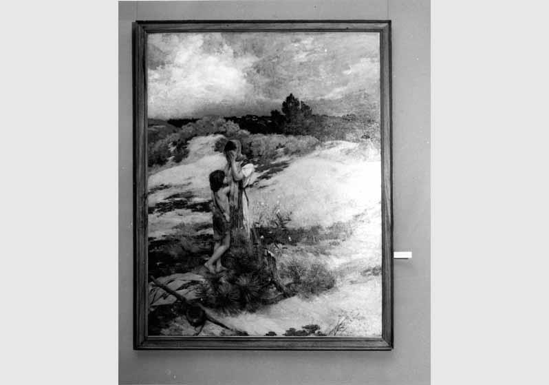 Blick in die Ausstellung "Von Courbet bis Cézanne - französische Malerei 1848 - 1886" vom 10. Dez. 1982 - 20. Febr. 1983 in der Nationalgalerie