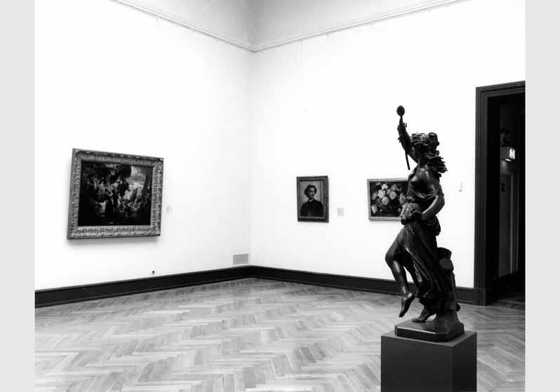 Blick in die Ausstellung "Anselm Feuerbach's Gastmahl" vom 14. Juli 1992 - 13. Sept. 1992 in der Alten Nationalgalerie