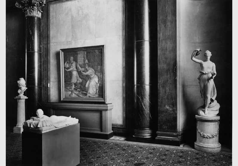 Blick in die Ausstellung der Nationalgalerie, Querhalle