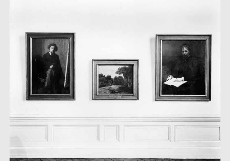 Blick in die Ausstellung der Nationalgalerie, Raum 1