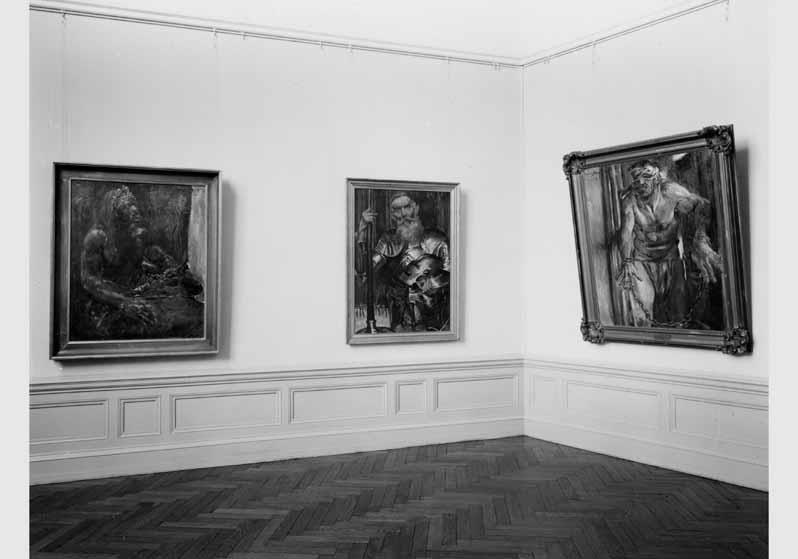 Blick in die Ausstellung der Nationalgalerie