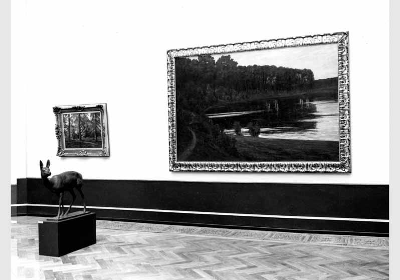 Blick in die Ausstellung der Nationalgalerie, 1. Cornelius-Saal