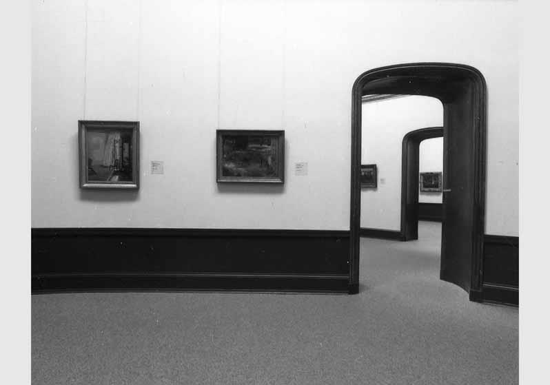 Blick in die Ausstellung der Alten Nationalgalerie, Kabinett