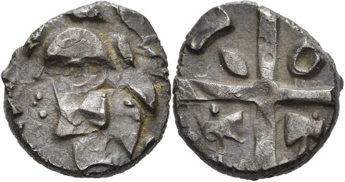West-Kelten: Südgallische „monnaie à la croix“
