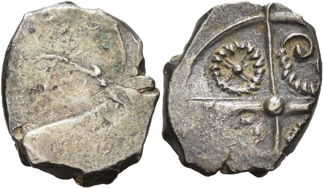 West-Kelten: Südgallische „monnaie à la croix“