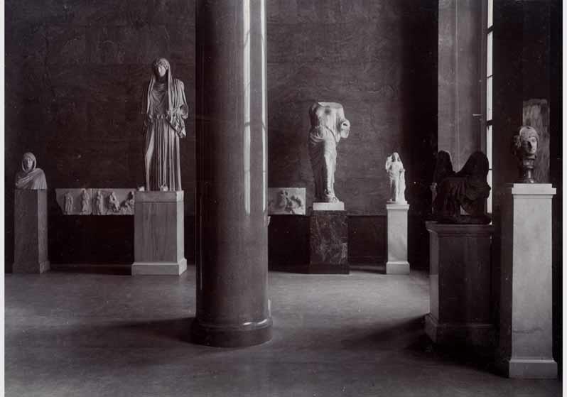 Aufstellung der Antikensammlung im Alten Museum, Nordsaal 5, Griechische Kunst des 4. Jahrhunderts