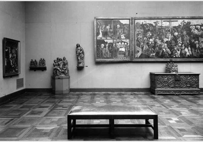 Aufstellung des Deutschen Museums im Pergamonmuseum, Raum 24, Niederrheinischer Saal