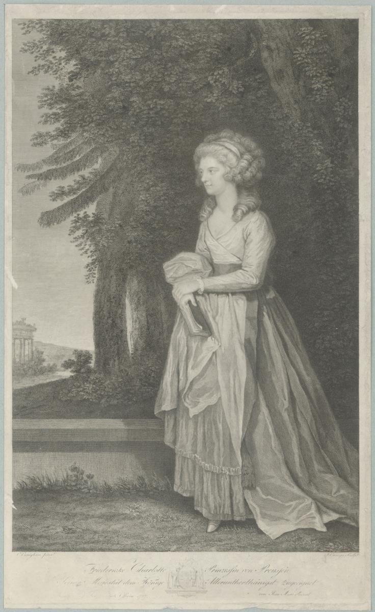 Porträt der Friederike Charlotte von Preußen, Prinzessin von Großbritannien und Irland, Herzogin von York und Albany