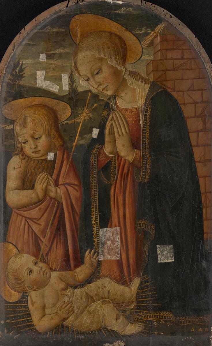 Die Anbetung des Kindes mit dem Johannesknaben