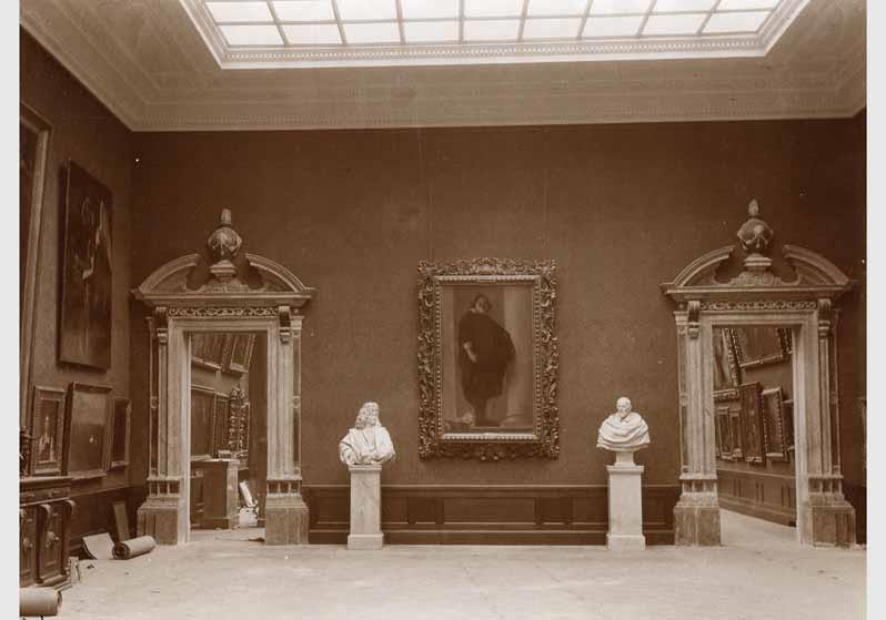Aufstellung der Gemäldegalerie und der Skulpturensammlung im Kaiser-Friedrich-Museum, Raum 47, Italienische Gemälde des 17. und 18. Jhd.