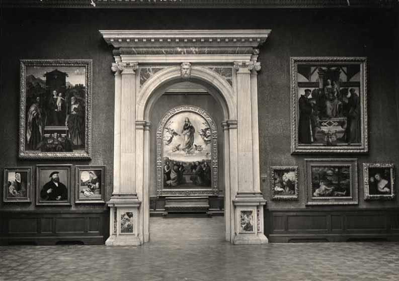 Aufstellung der Gemäldegalerie und der Skulpturensammlung im Kaiser-Friedrich-Museum, Raum 46, Venezianische und Veronesische Gemälde des 15. Jhd.