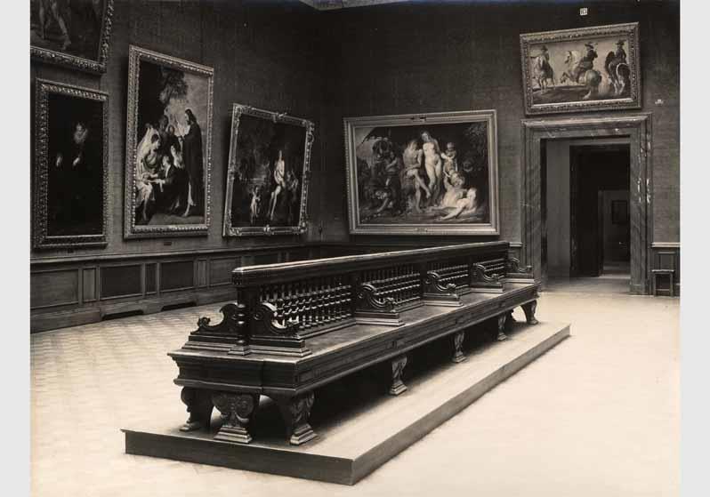 Aufstellung der Gemäldegalerie und der Skulpturensammlung im Kaiser-Friedrich-Museum, Raum 63, Gemälde von Peter Paul Rubens