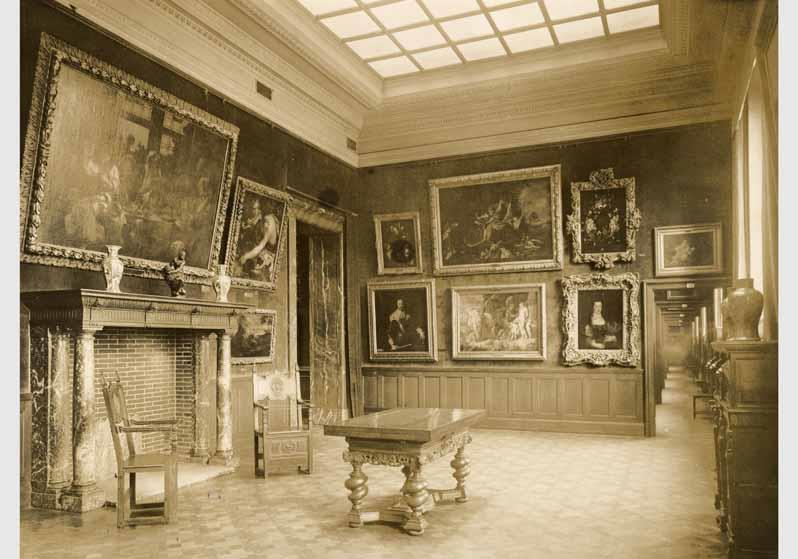 Aufstellung der Gemäldegalerie und der Skulpturensammlung im Kaiser-Friedrich-Museum, Raum 62, Flämische Gemälde des 17. Jhd.
