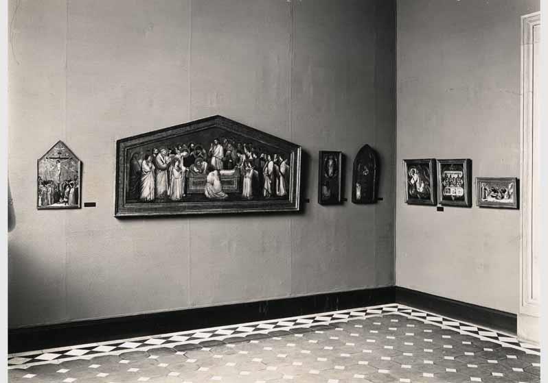 Aufstellung der Gemäldegalerie im Kaiser-Friedrich-Museum, Raum 30, Florentinische Gemälde des 14. Jhd.