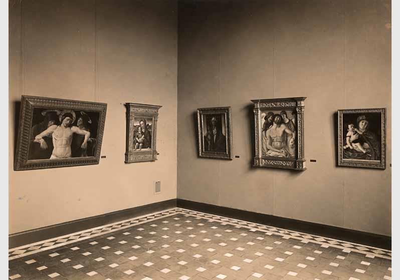 Aufstellung der Gemäldegalerie im Kaiser-Friedrich-Museum, Raum 42, Venezianische Gemälde des 16. Jhd.
