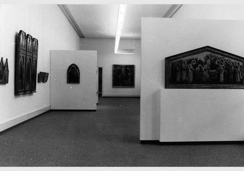 Aufstellung der Gemäldegalerie im Bruno-Paul-Bau in Berlin-Dahlem