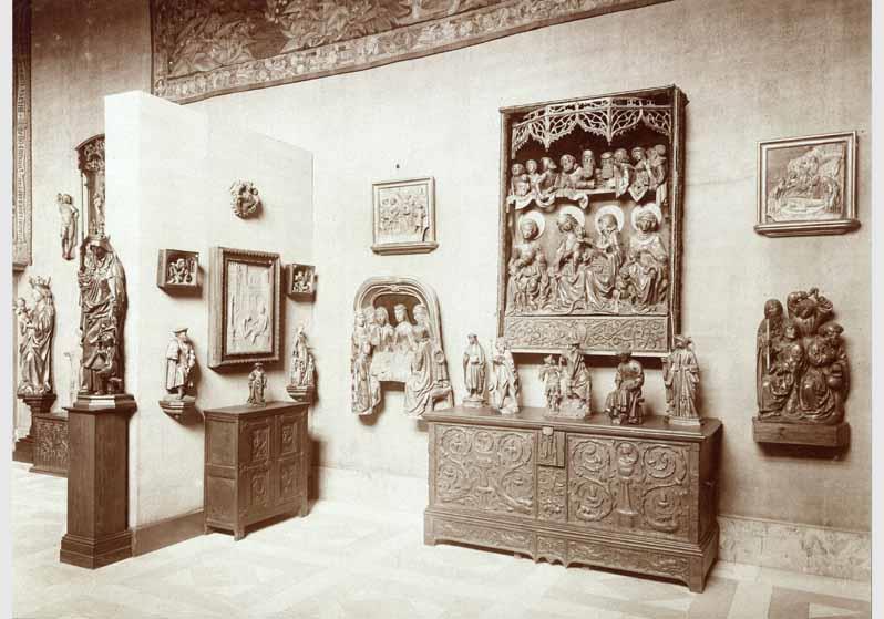 Aufstellung der Gemäldegalerie und der Skulpturensammlung im Kaiser-Friedrich-Museum, Raum 25, Sammlung James Simon