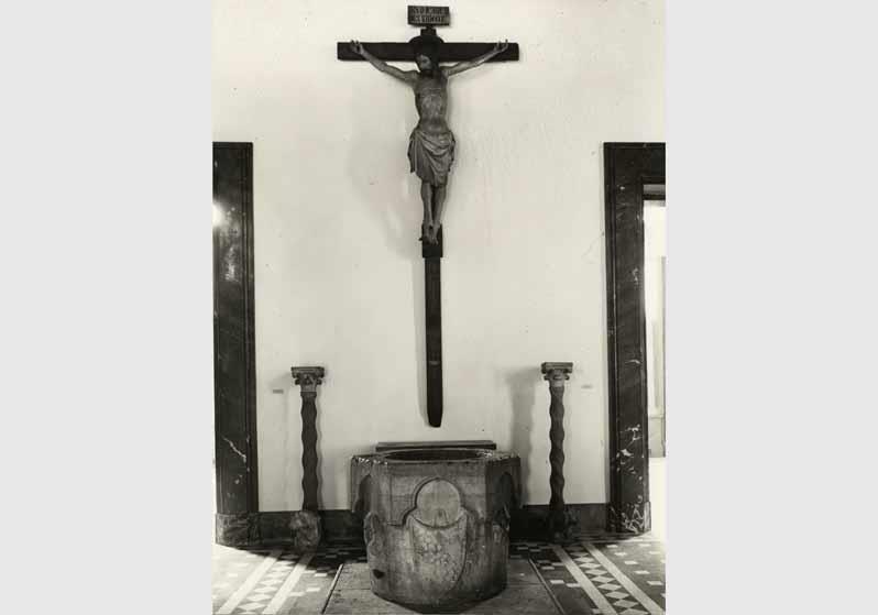 Aufstellung der Skulpturensammlung im Kaiser-Friedrich-Museum, Raum 23, Italienische Bildwerke des 13. und 14. Jh.