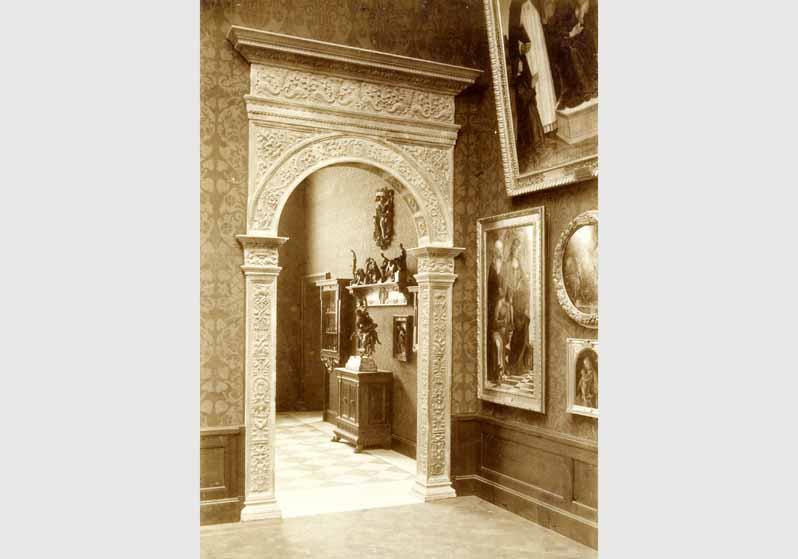 Aufstellung der Gemäldegalerie und der Skulpturensammlung im Kaiser-Friedrich-Museum, Raum 37, Umbrische und paduanische Gemälde des 15. Jhd.
