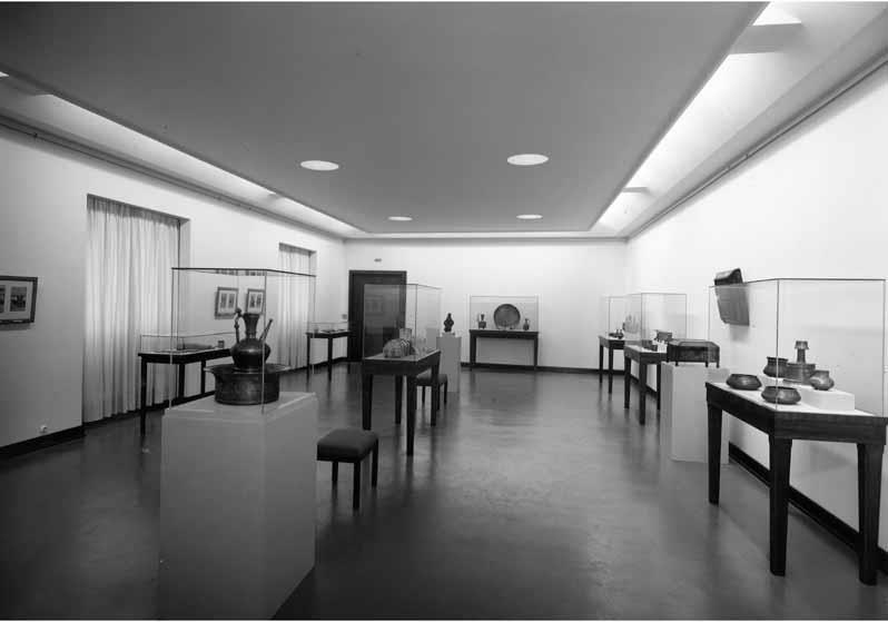 Aufstellung des Museums für Islamische Kunst im Bruno-Paul-Bau in Dahlem
