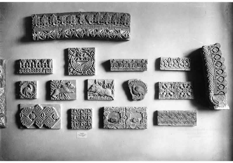 Aufstellung des Museums für Islamische Kunst im Pergamonmuseum, Stuckdekorationen aus Ktesiphon, Raum 3