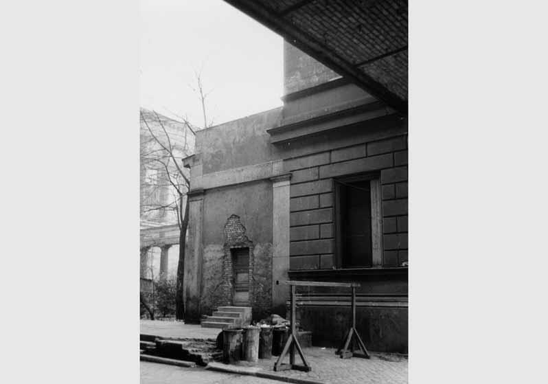 Teilansicht der Fassade des Neuen Museums