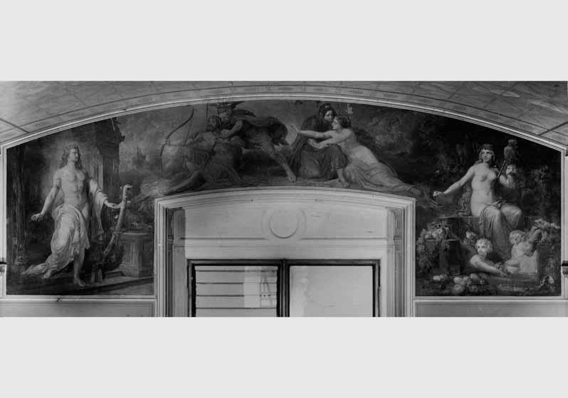 Blick auf das Wandbild "Balder und Hulda" von Gustav Richter im Vaterländischen Saal im Neuen Museum