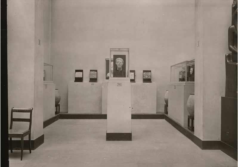 Blick in den Amarnahof im Neuen Museum nach dem Umbau des Griechischen Hofes
