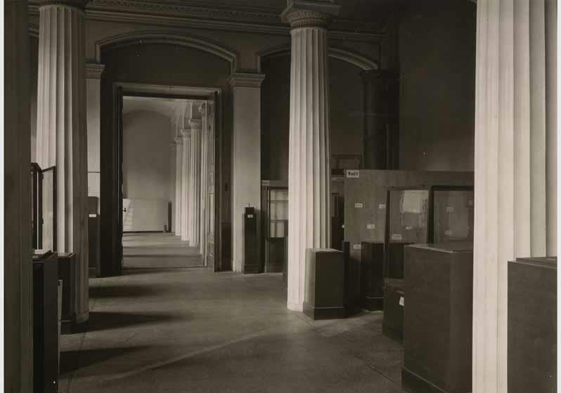 Schutzmaßnahmen im Ethnographischen Saal im Neuen Museum