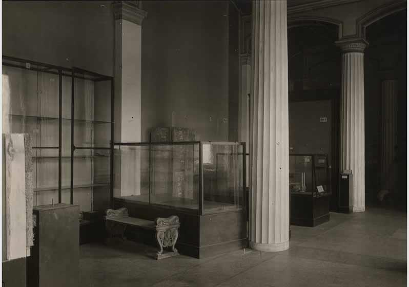 Schutzmaßnahmen im Ethnographischen Saal im Neuen Museum