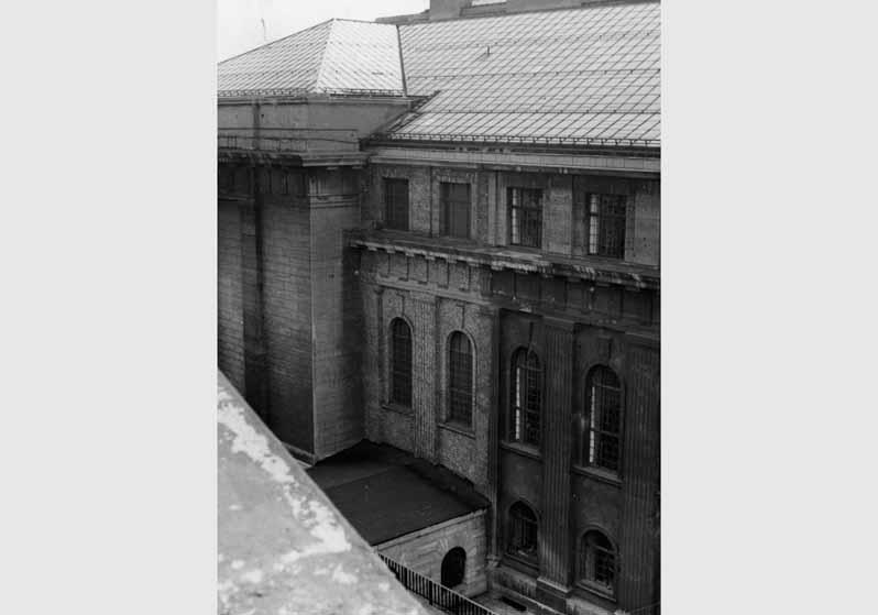 Blick vom Bode-Museum auf das Pergamonmuseum