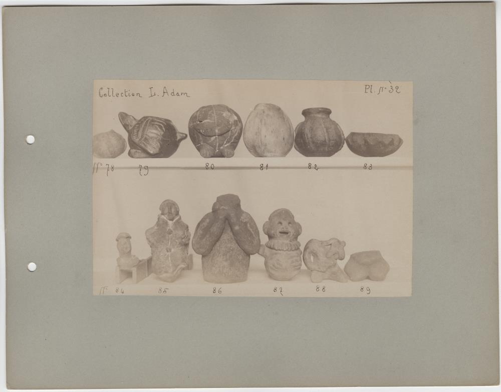 "Altertümer aus San Salvador. Collection L. Adam."