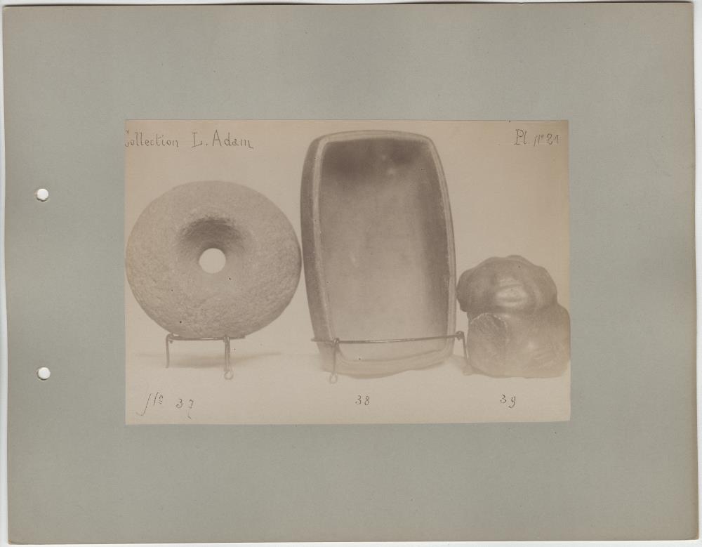 "Altertümer aus San Salvador. Collection L. Adam."