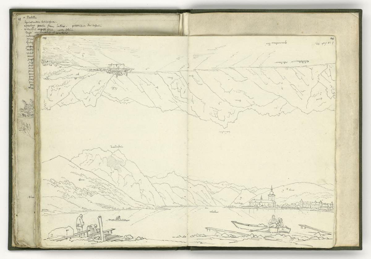 Zwei Ansichten von Traunkirchen im Gmundner See